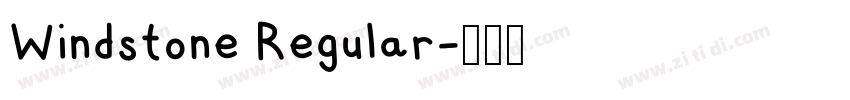 Windstone Regular字体转换 Windstone Regular字体转换